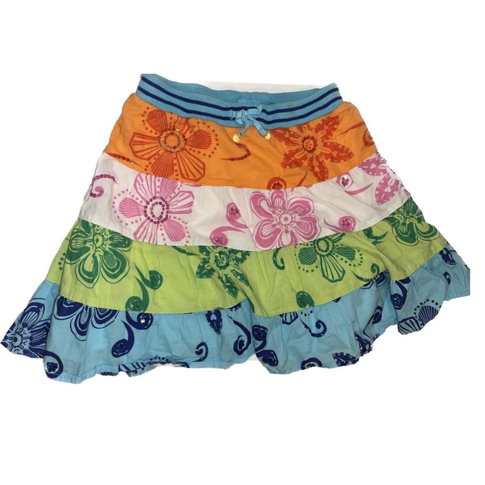 Y2K Floral Mini Skirt 💫🌸👗